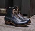 14105 Urban Logger Boots Semi Veg-Tan Teacore Cowhide