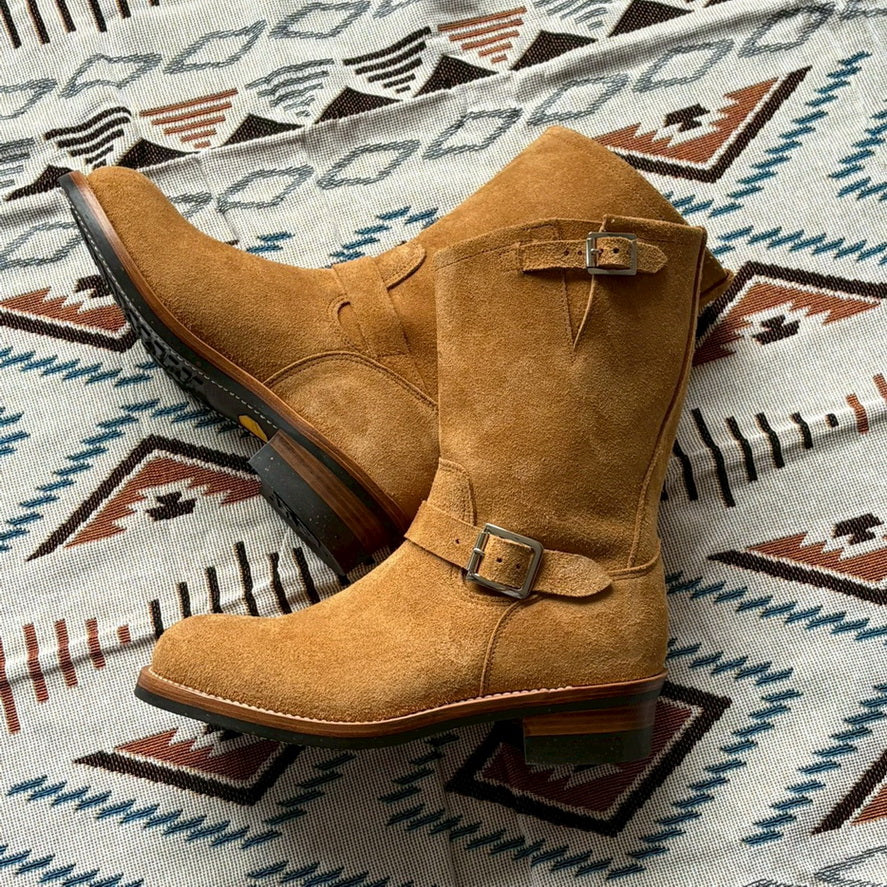 35301 Engineer Boots Whanam Roughout Cowhide