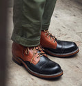 14101 Short Shift Cap Toe Boots Custom Teacore Cowhide