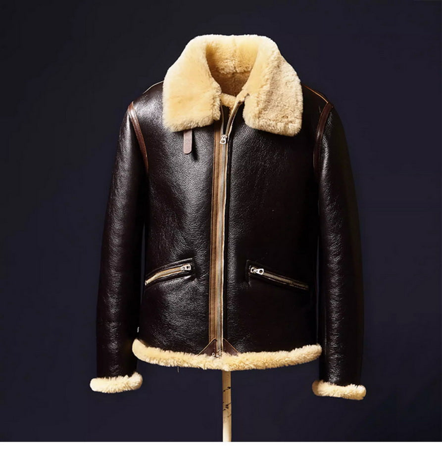 Ray Kwok WWII D-1 Genuine Shearling Jacket