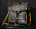 Swiss Army Supply Leather Satchel