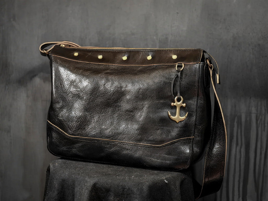 Hobo Shoulder Bag Teacore Leather