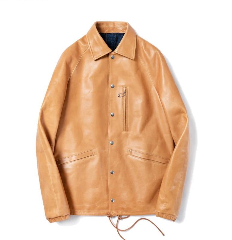 Ray Kwok Tochigi Veg-Tan Kip Coach Jacket
