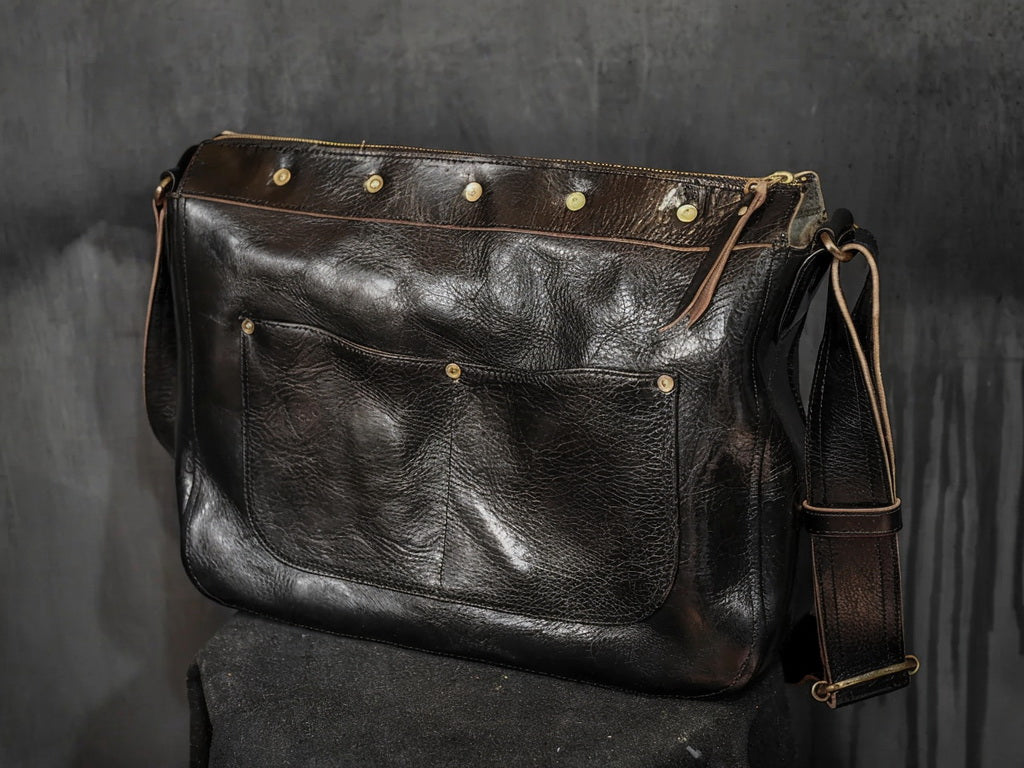 Hobo Shoulder Bag Teacore Leather