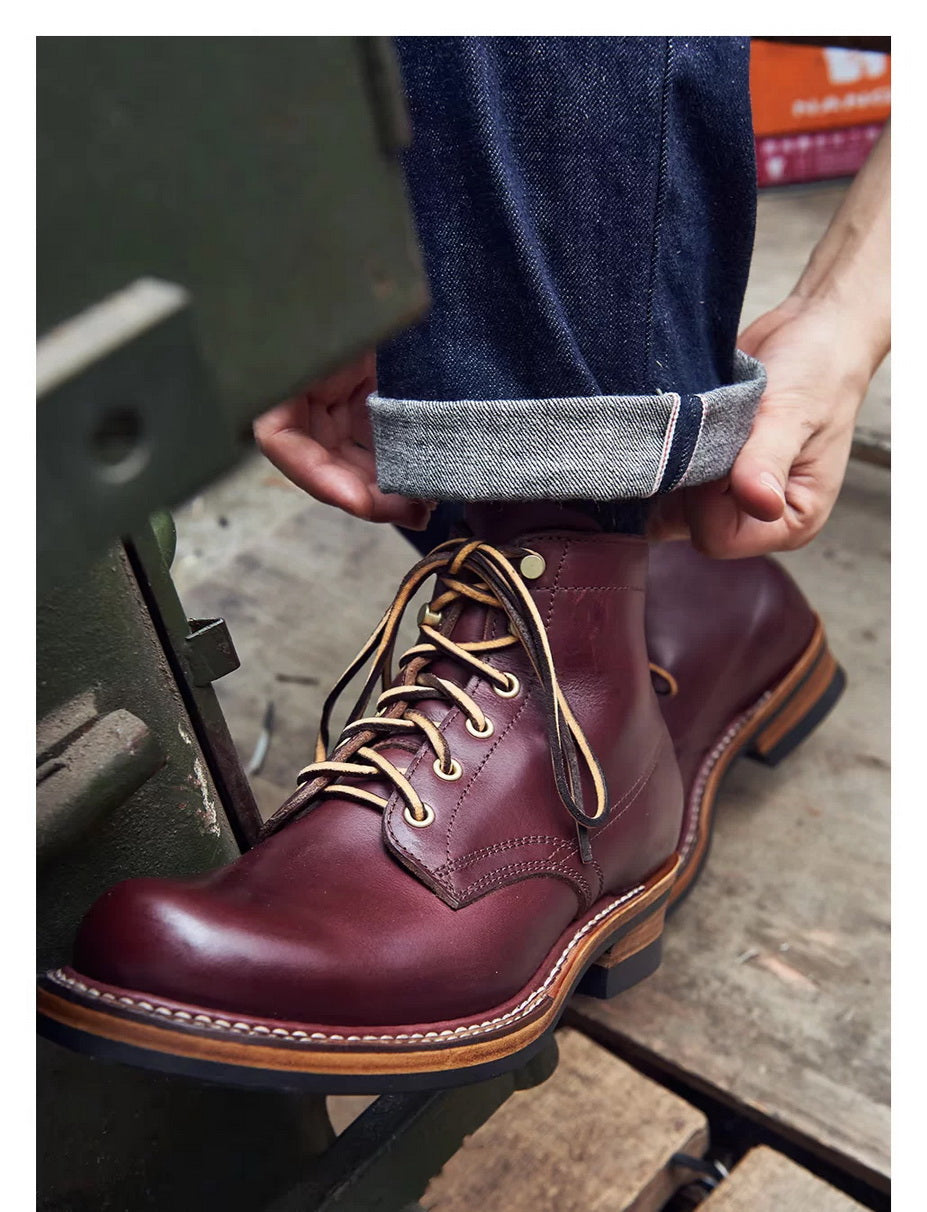 14106 Short Shift Boots Proprietary Teacore Cowhide