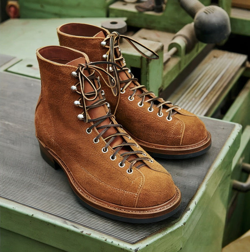 39602 Vintage Monkey Boots Whanam Top Grain Roughout Cowhide