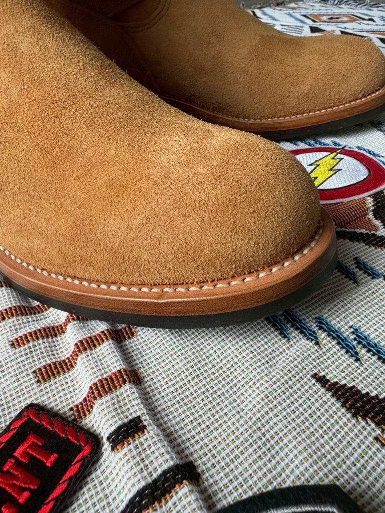 35301 Engineer Boots Whanam Roughout Cowhide