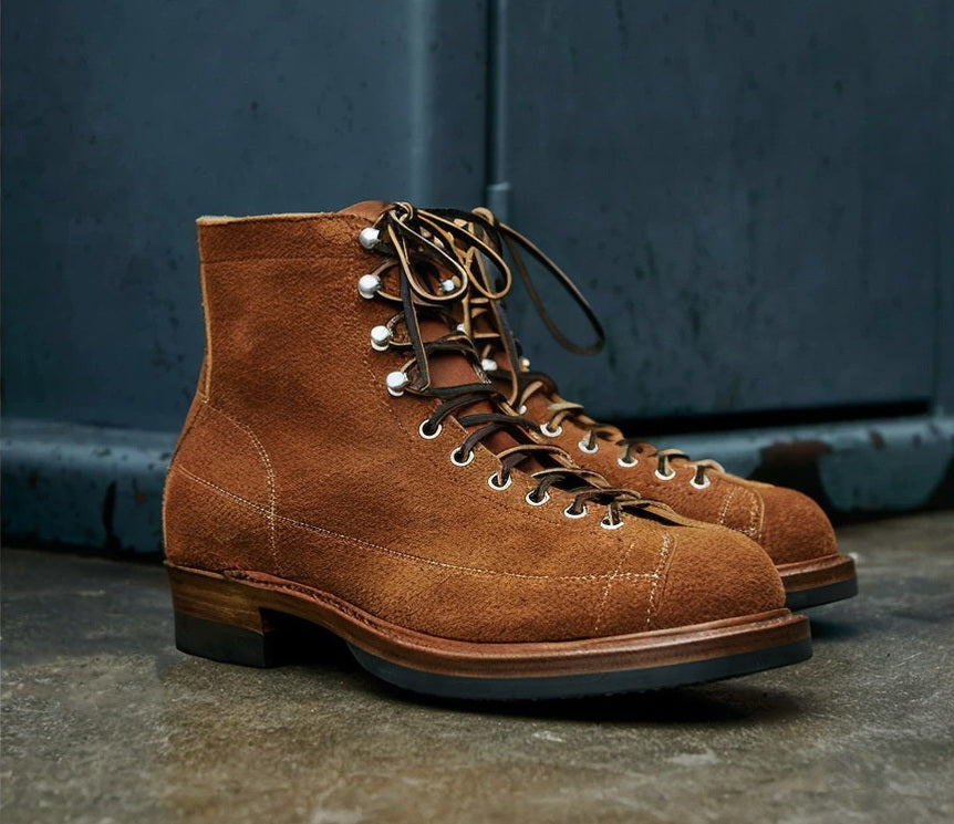 39602 Vintage Monkey Boots Whanam Top Grain Roughout Cowhide