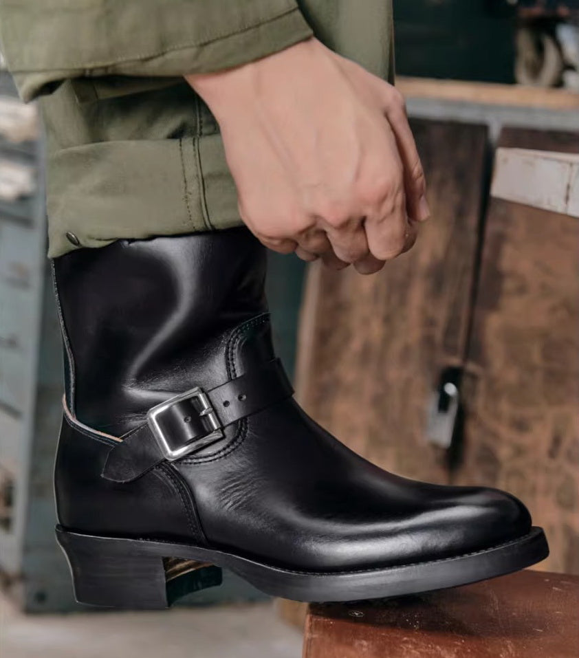 34501 Engineer Boots Teacore Cowhide