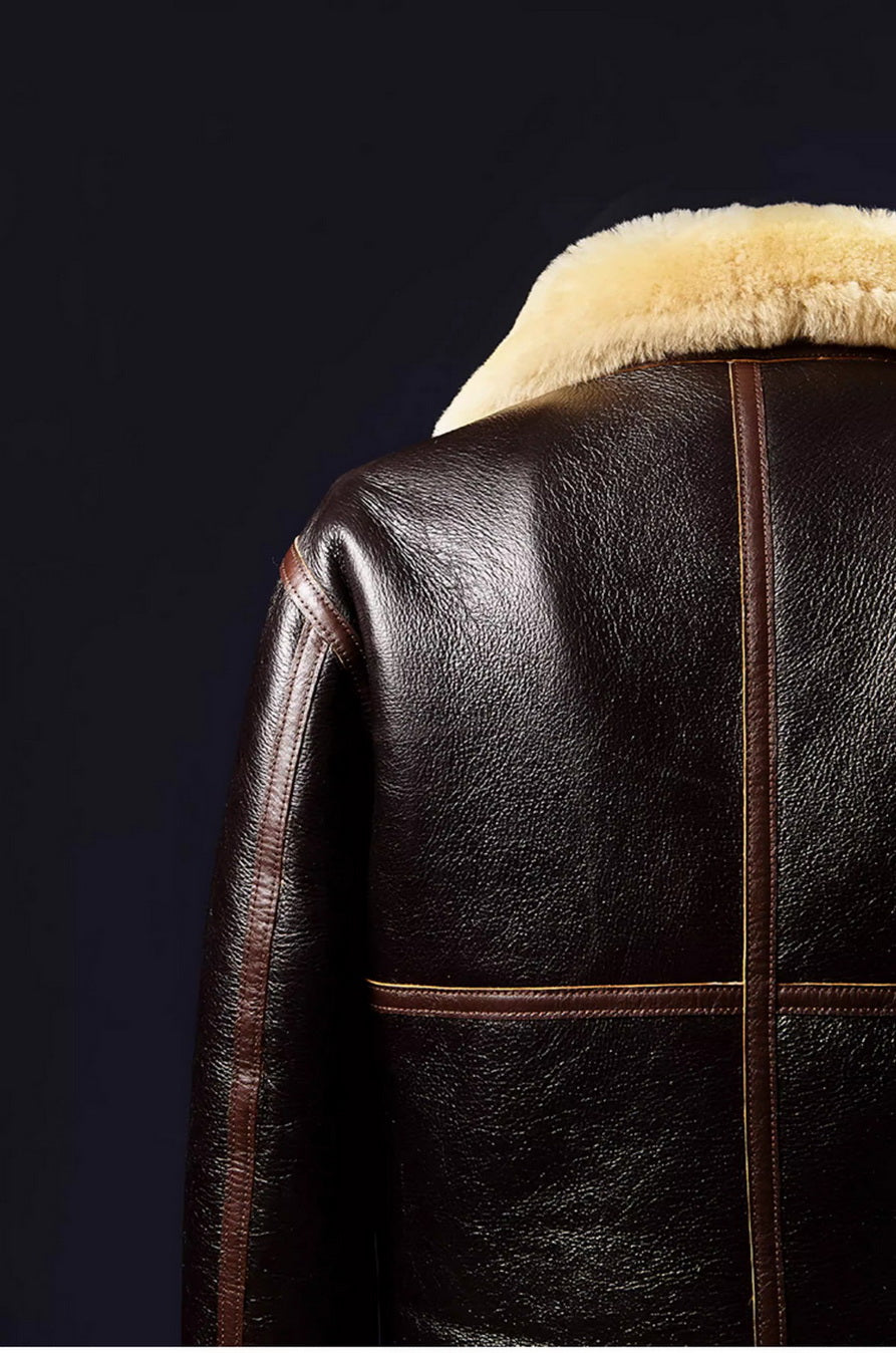 Ray Kwok WWII D-1 Genuine Shearling Jacket