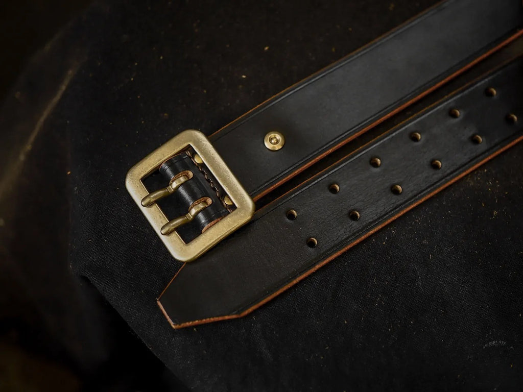 Double Prong Vintage Garrison Belt