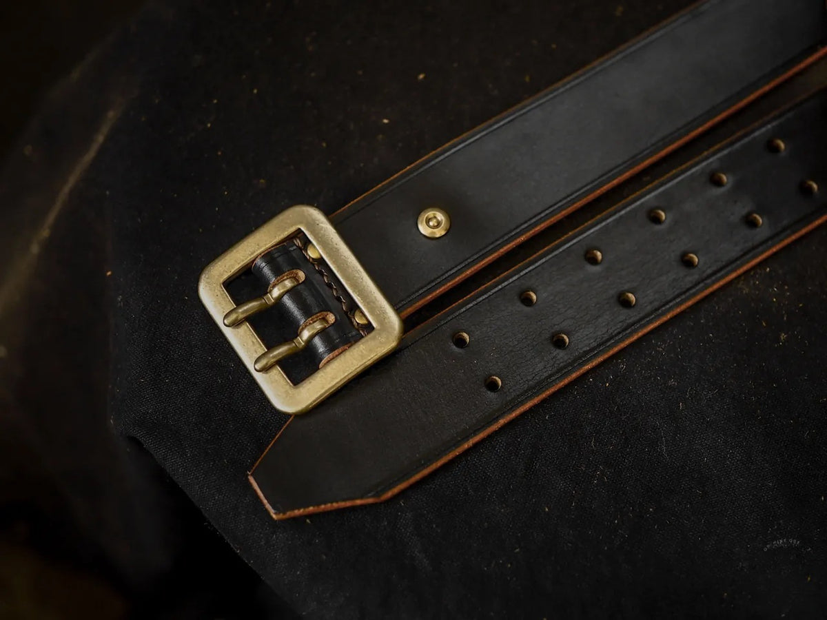 Double Prong Vintage Garrison Belt