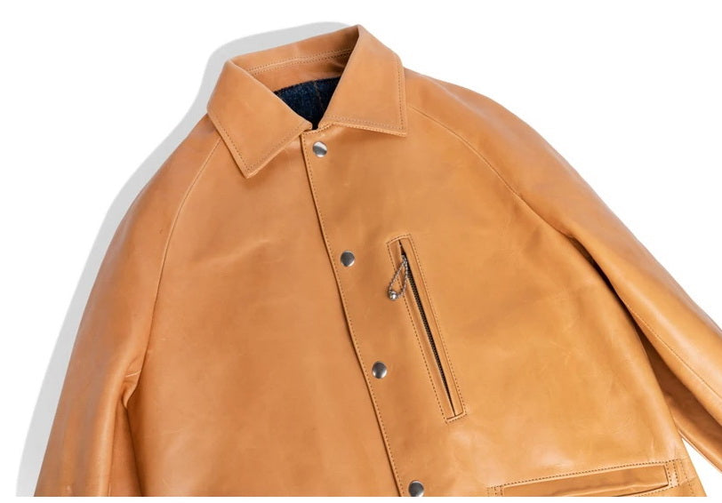 Ray Kwok Tochigi Veg-Tan Kip Coach Jacket
