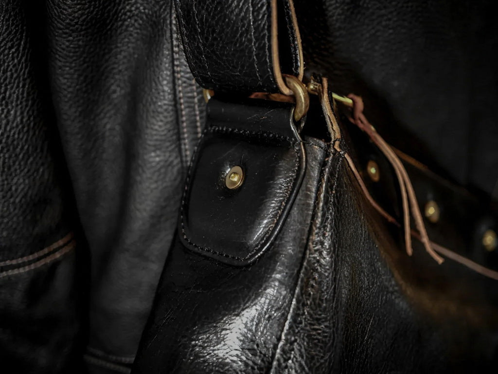 Hobo Shoulder Bag Teacore Leather