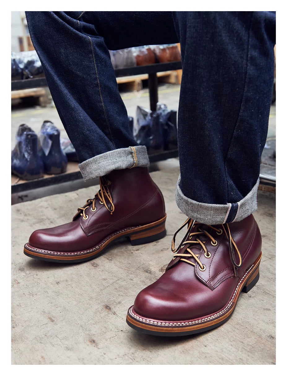 14106 Short Shift Boots Proprietary Teacore Cowhide