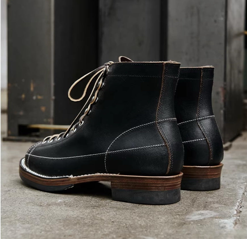 39602 Vintage Monkey Boots Horween Waxed Flesh