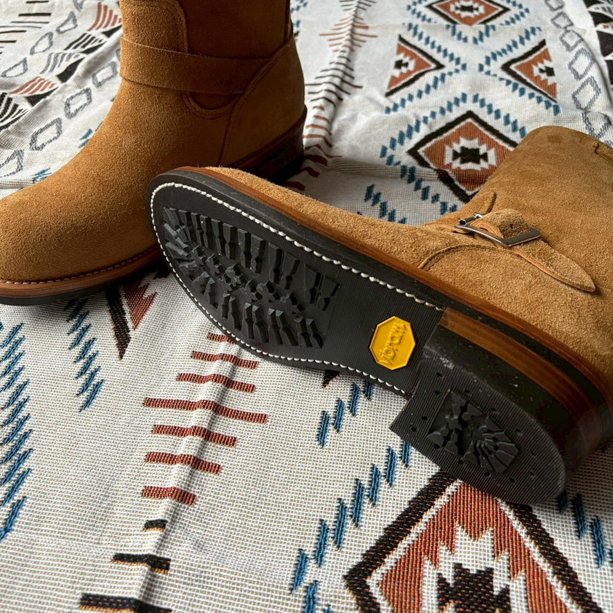 35301 Engineer Boots Whanam Roughout Cowhide