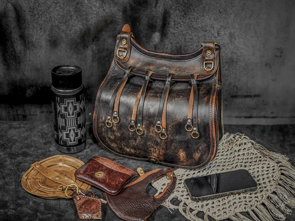 Huntsman Bag Hand Distressed Leather
