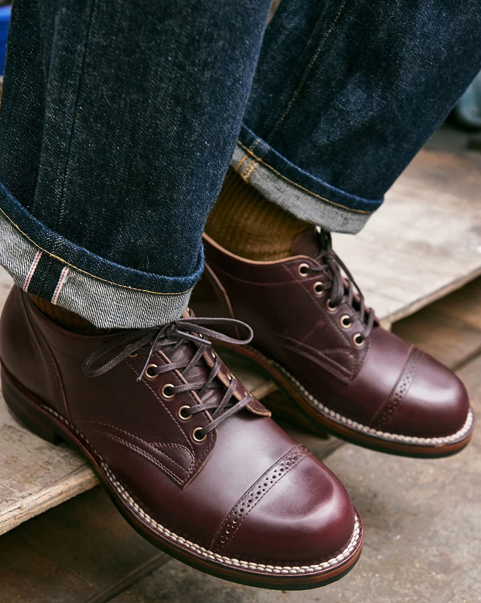 27508 Western Club Shoes Teacore Cowhide