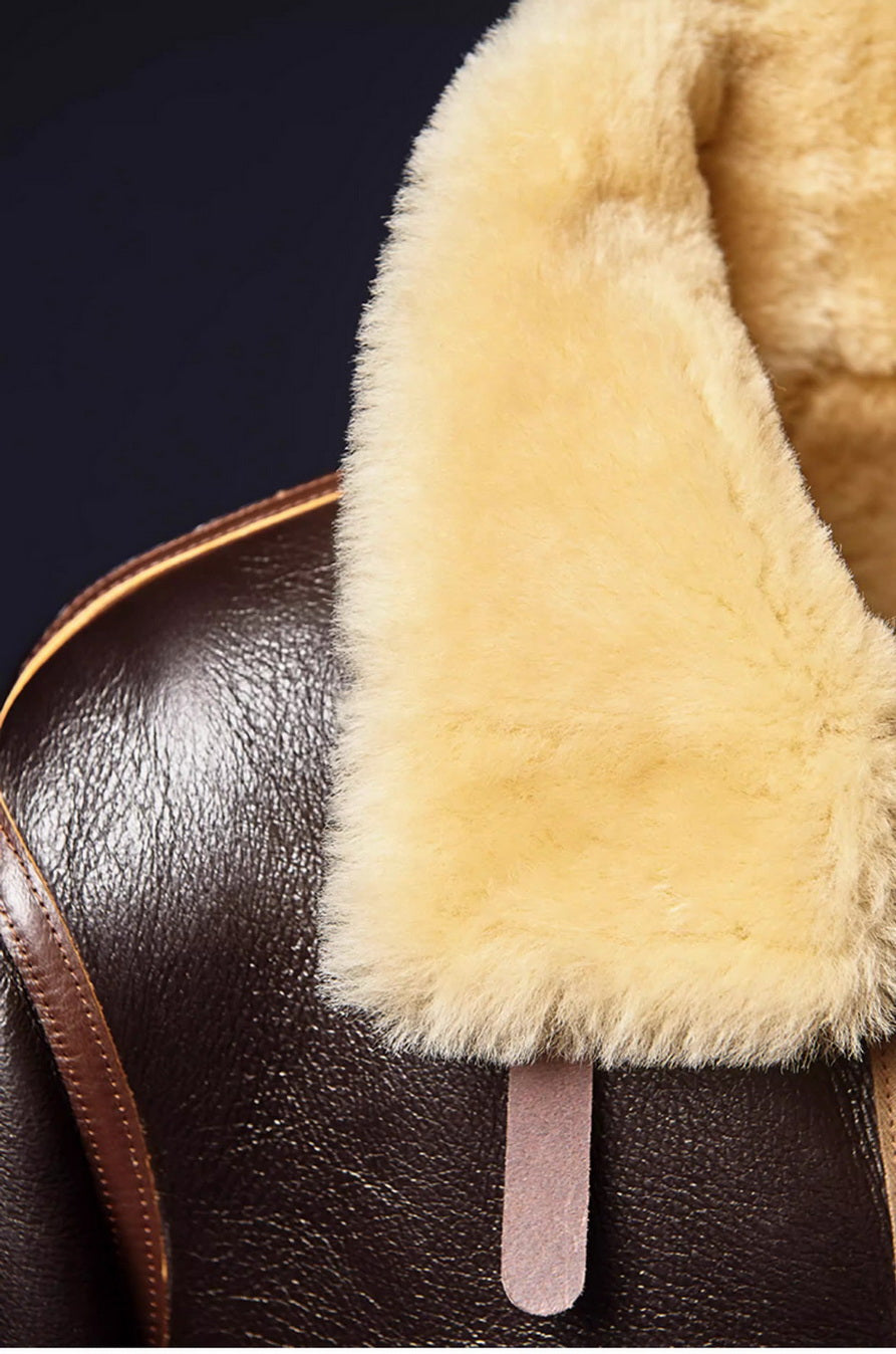 Ray Kwok WWII D-1 Genuine Shearling Jacket