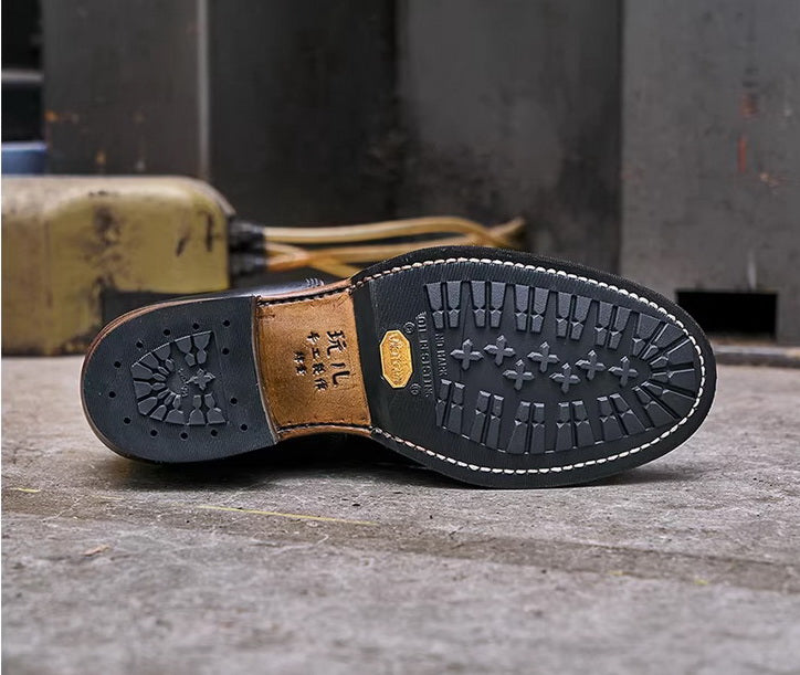 14105 Urban Logger Boots Semi Veg-Tan Teacore Cowhide