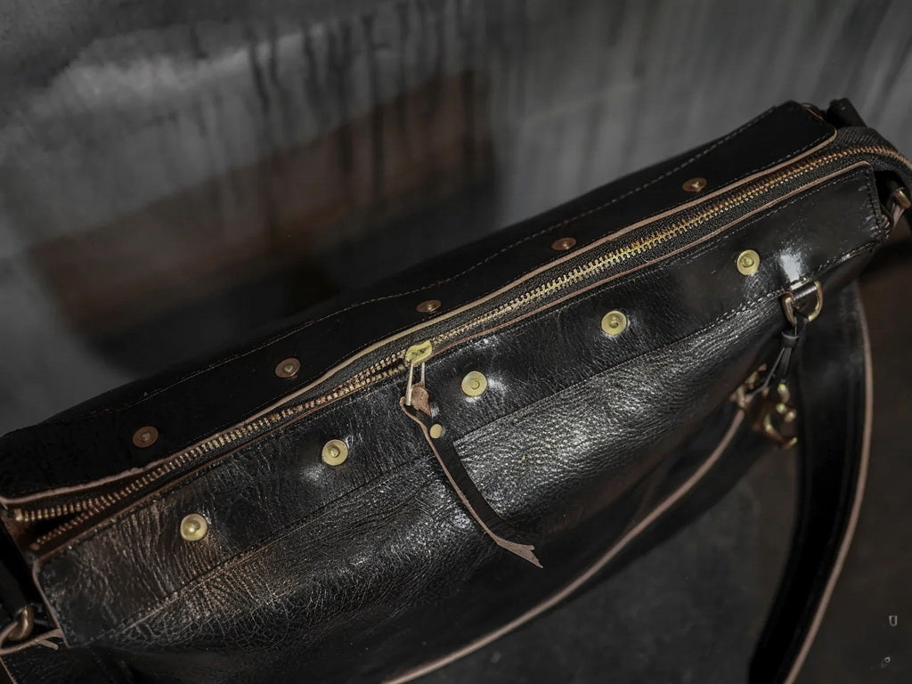 Hobo Shoulder Bag Teacore Leather