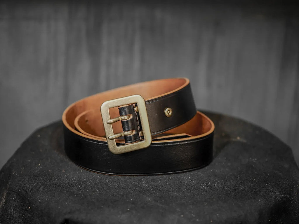 Double Prong Vintage Garrison Belt