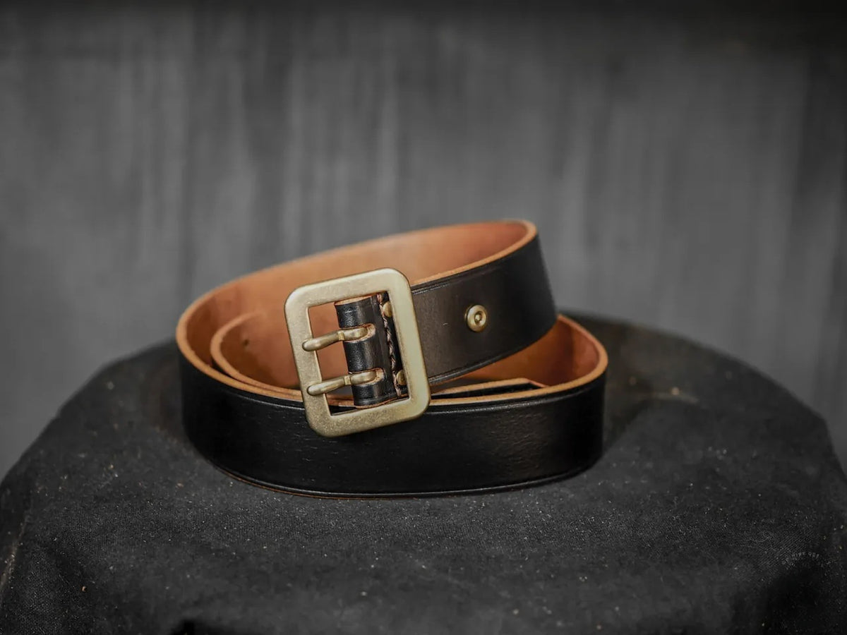Double Prong Vintage Garrison Belt