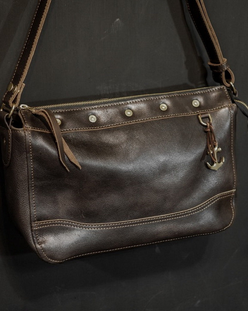 Hobo Shoulder Bag (S) Teacore Leather