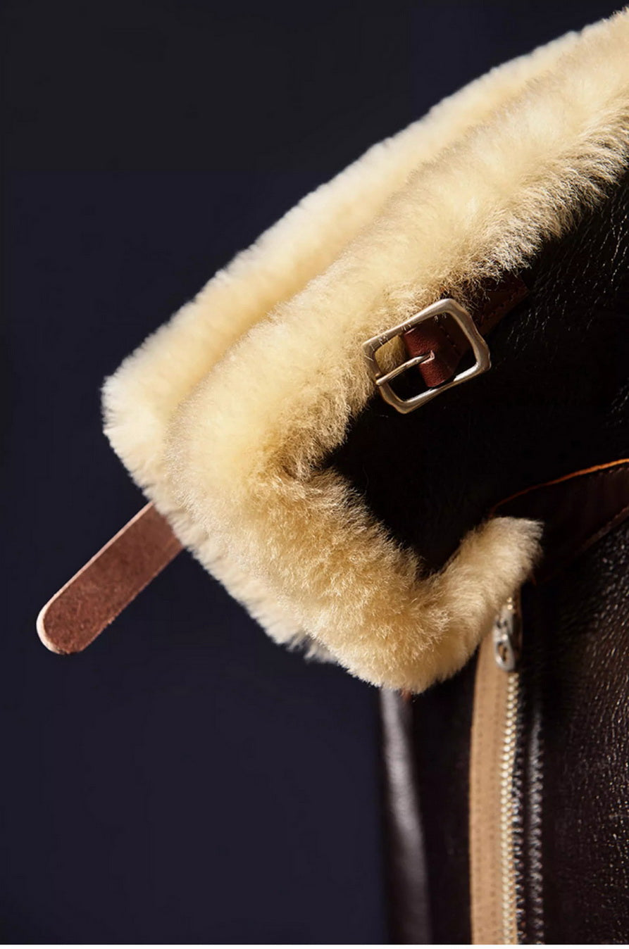 Ray Kwok WWII D-1 Genuine Shearling Jacket