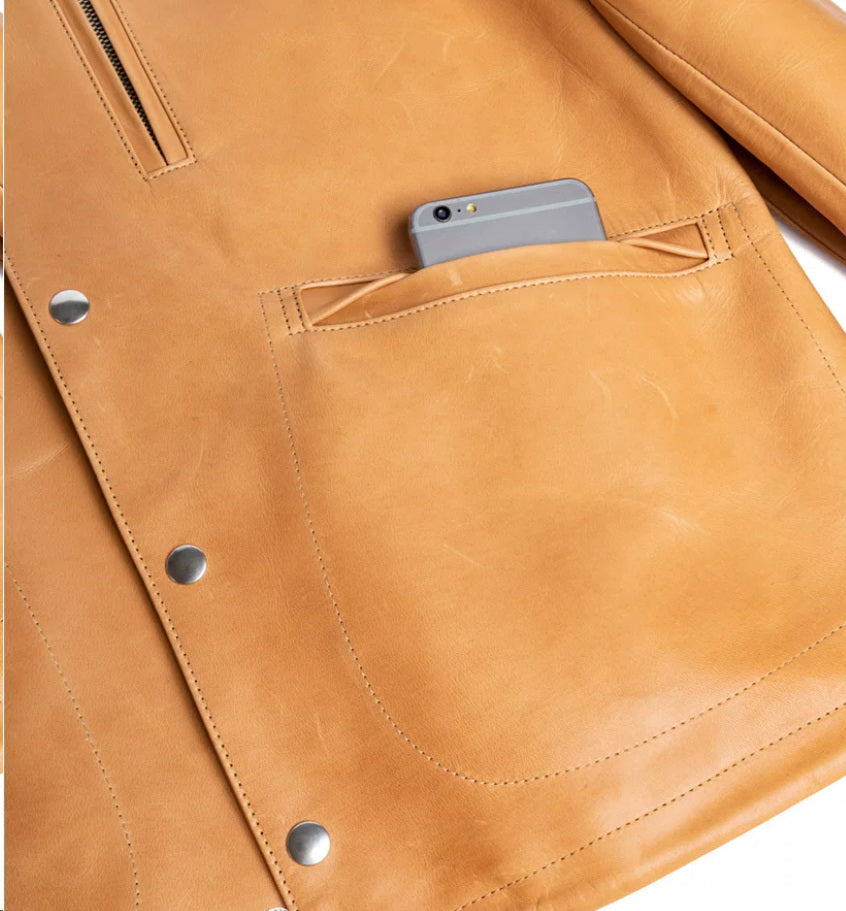 Ray Kwok Tochigi Veg-Tan Kip Coach Jacket