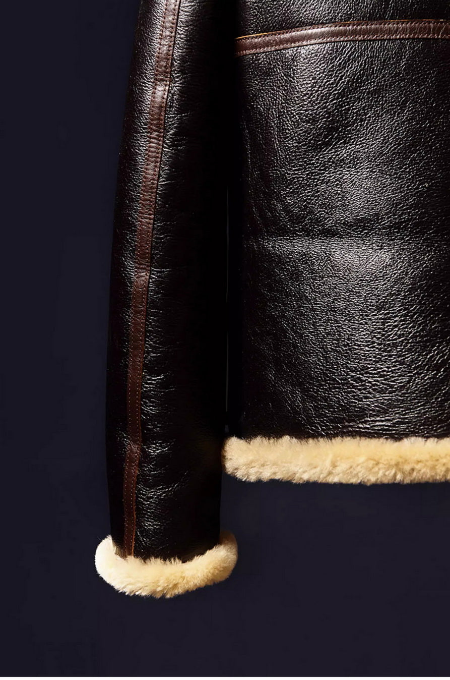 Ray Kwok WWII D-1 Genuine Shearling Jacket