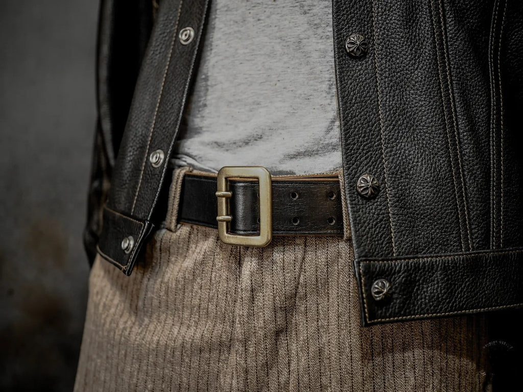 Double Prong Vintage Garrison Belt
