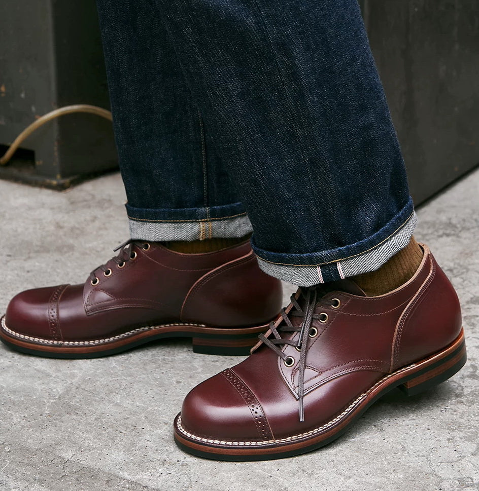 27508 Western Club Shoes Teacore Cowhide