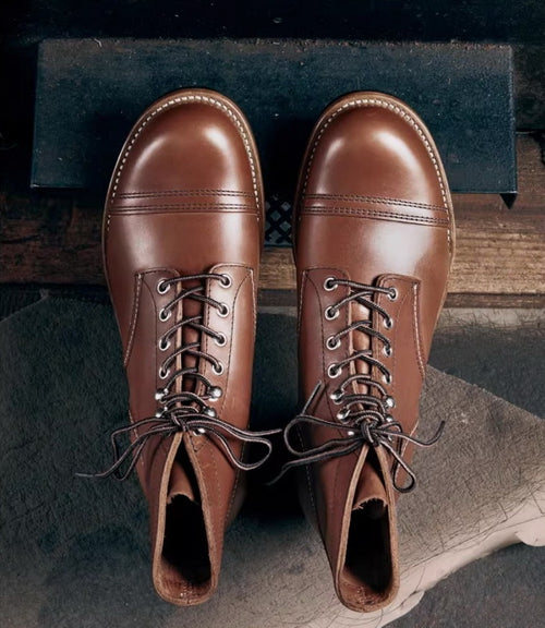 1002 1920s Miner Work Boots / Domestic Tyche Oil-Tanned Cowhide MTO