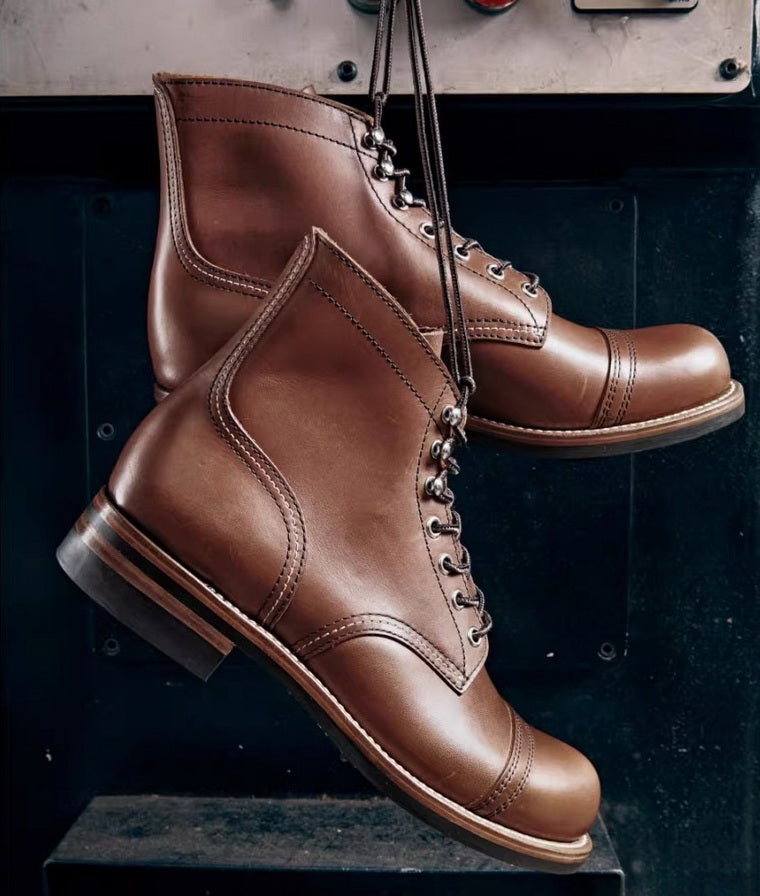 1002 1920s Miner Work Boots / Domestic Tyche™ Oil-Tanned Cowhide MTO