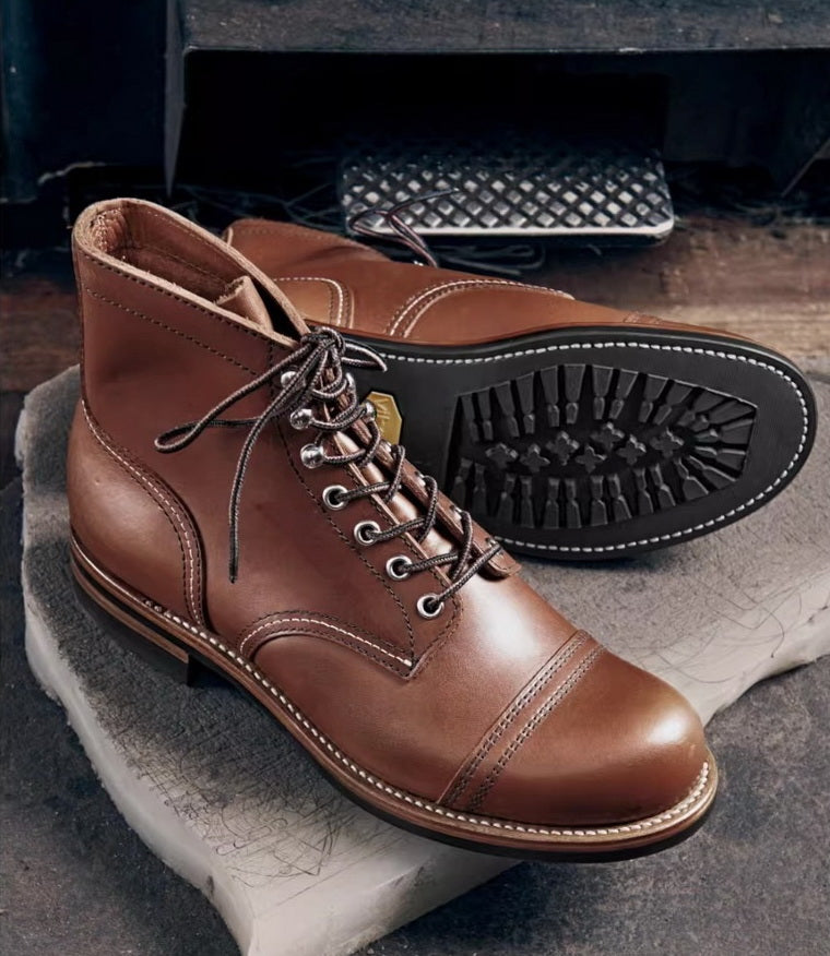 1002 1920s Miner Work Boots / Domestic Tyche™ Oil-Tanned Cowhide MTO