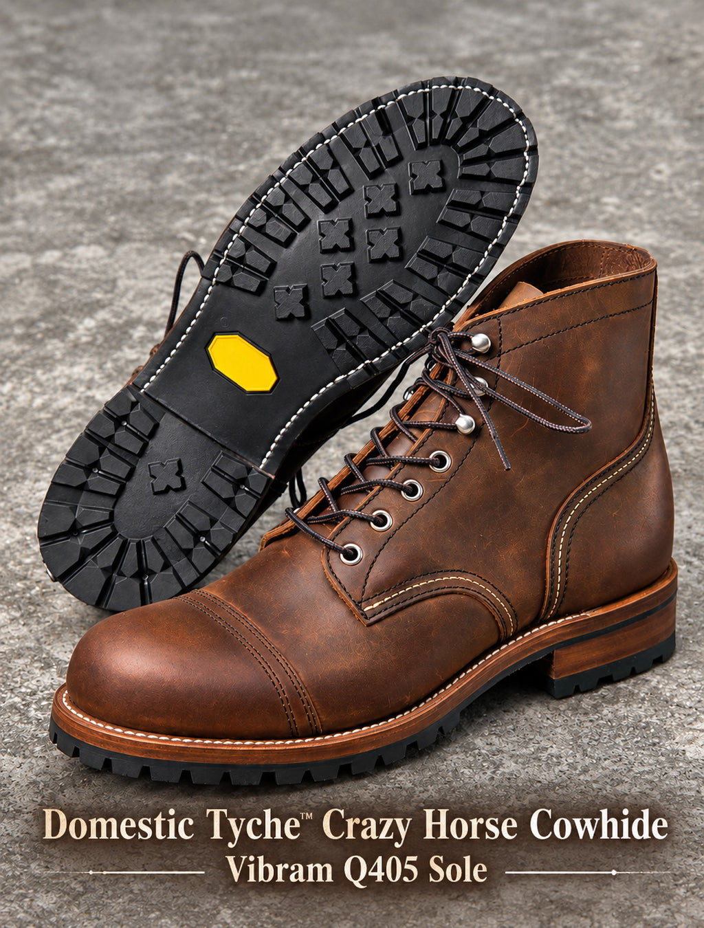 1002 1920s Miner Work Boots / Domestic Tyche™ Oil-Tanned Cowhide MTO