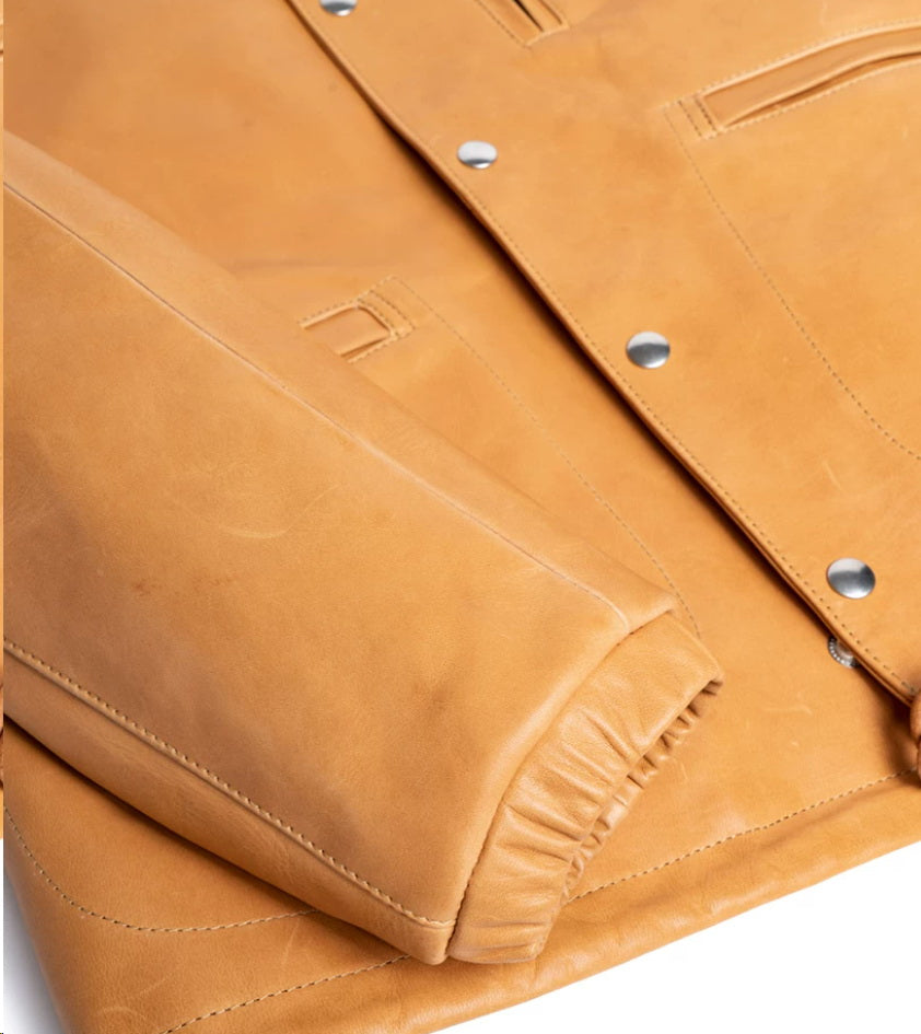 Ray Kwok Tochigi Veg-Tan Kip Coach Jacket