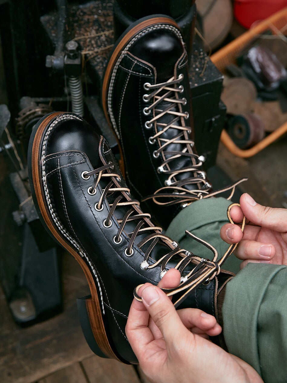 39602 Vintage Monkey Boots Horween Waxed Flesh