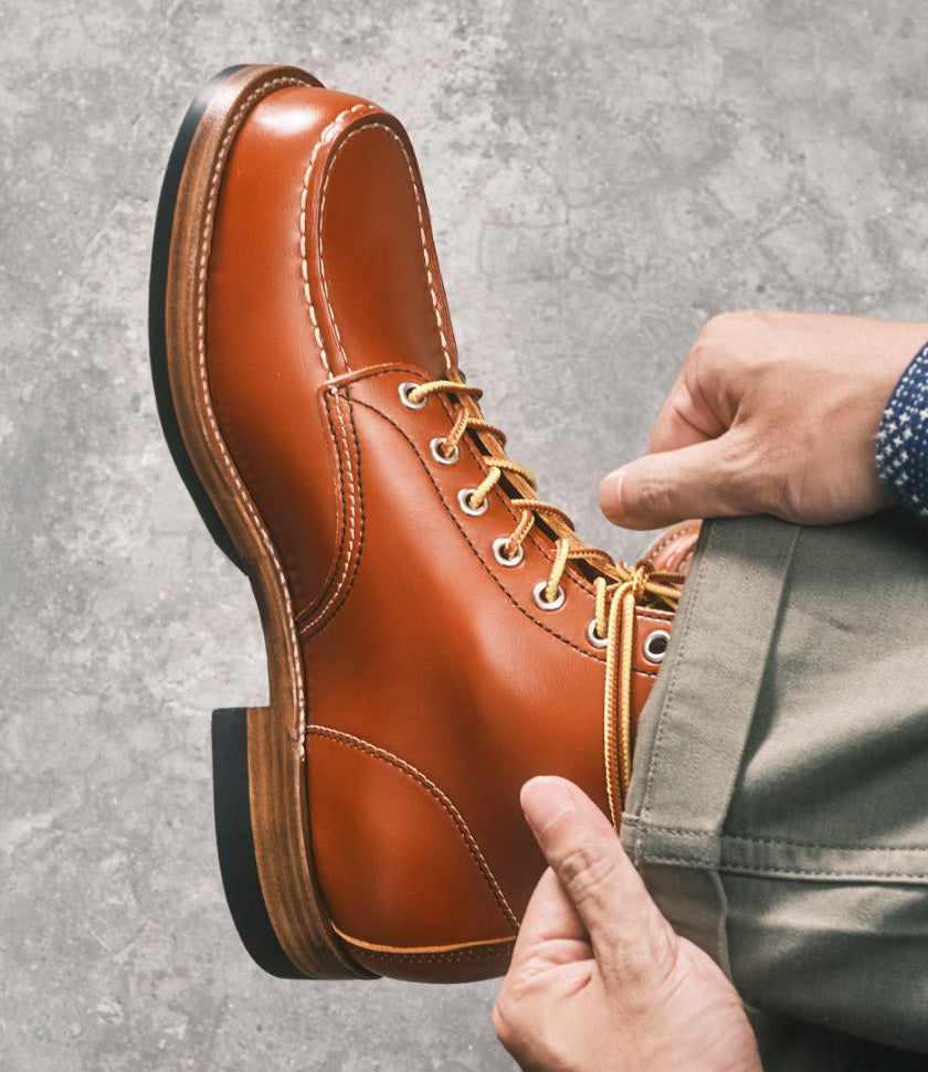 1101 Moc Toe Work Boots / Domestic Teacore Cowhide MTO