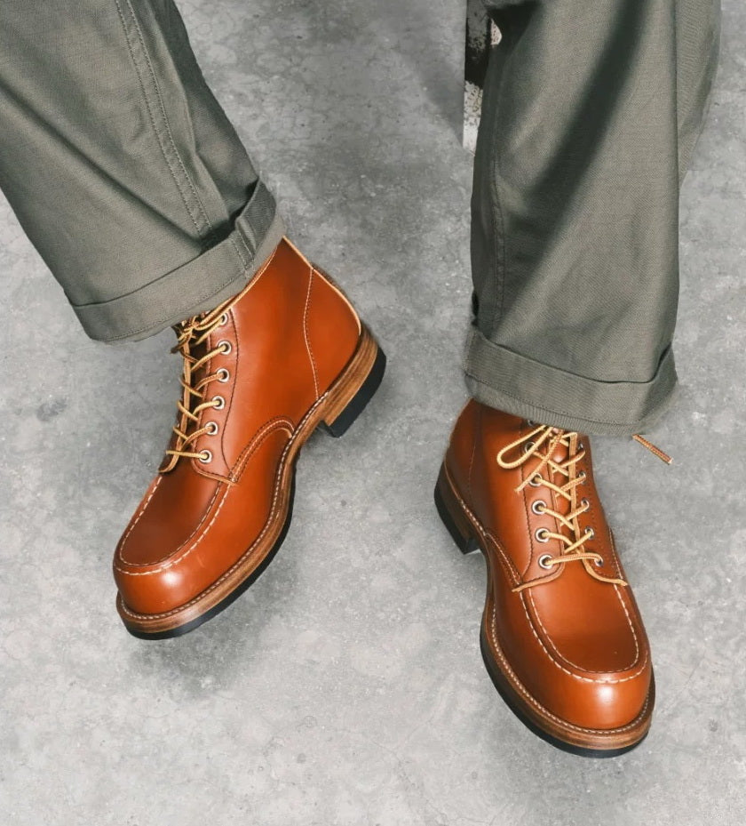 1101 Moc Toe Work Boots / Domestic Teacore Cowhide MTO