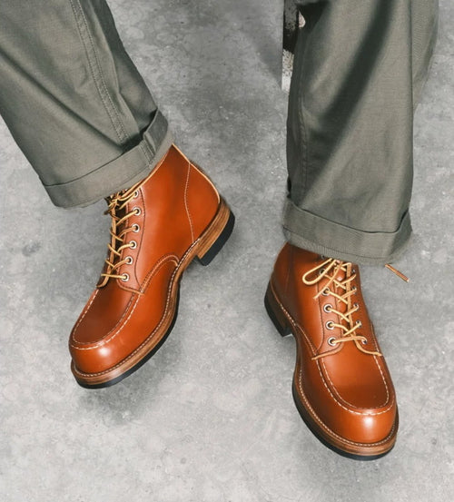 1101 Moc Toe Work Boots / Domestic Teacore Cowhide MTO