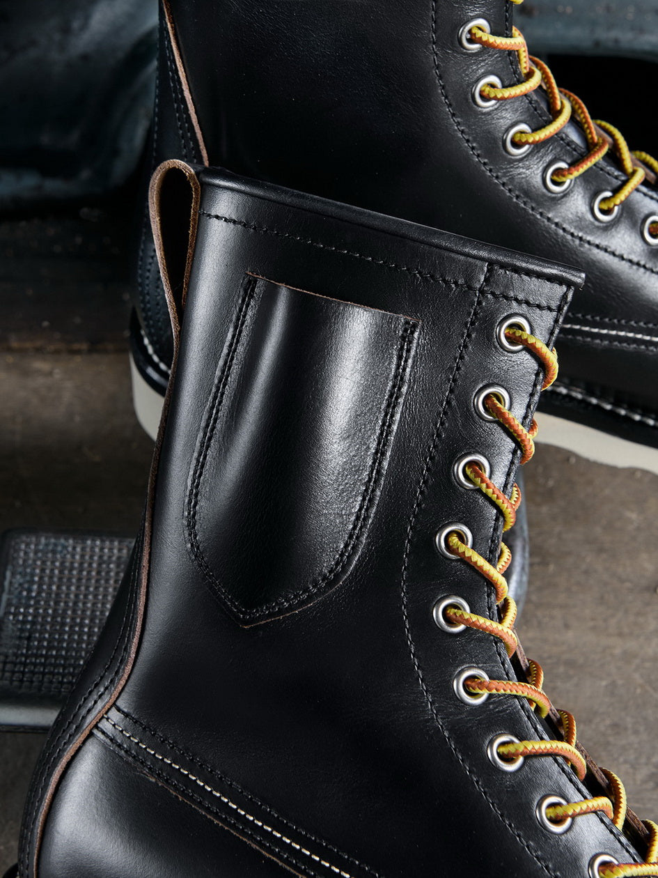 Ray Kwok 1106 8" Moc Toe Boots Shaft Pocket / Proprietary Teacore Cowhide MTO