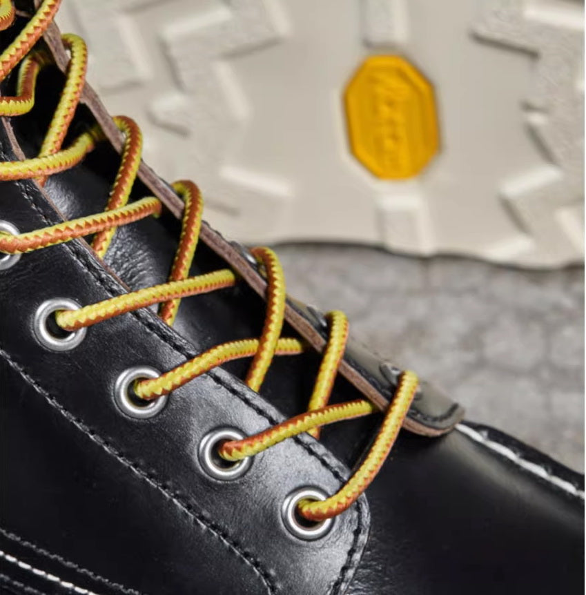 Ray Kwok 1106 8" Moc Toe Boots Shaft Pocket / Proprietary Teacore Cowhide MTO