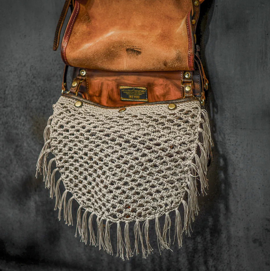 Huntsman Bag Hand Distressed Leather