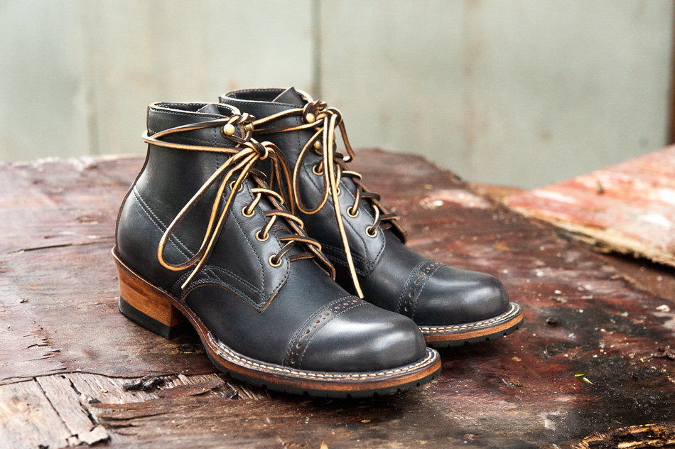 14101 Short Shift Cap Toe Boots / Horween Leather MTO