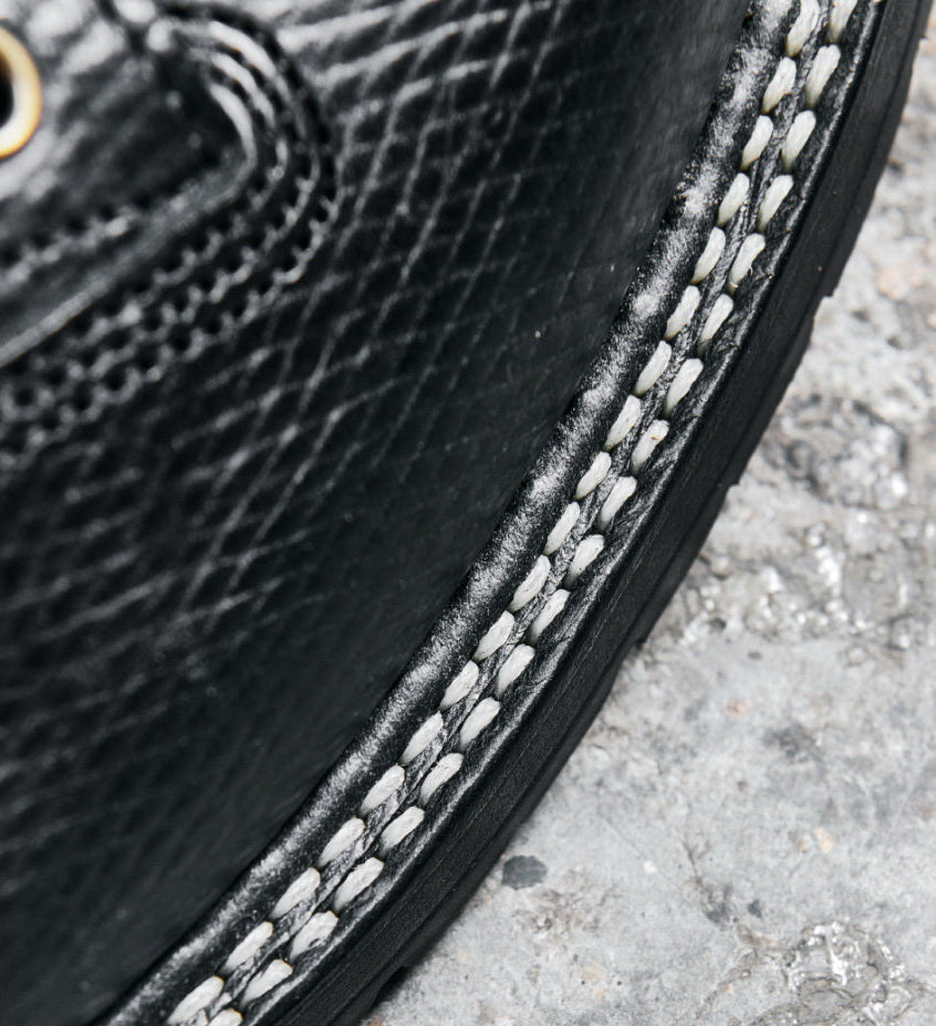 14102 Forester Logger Boots / Proprietary Hatch Grain Cowhide MTO