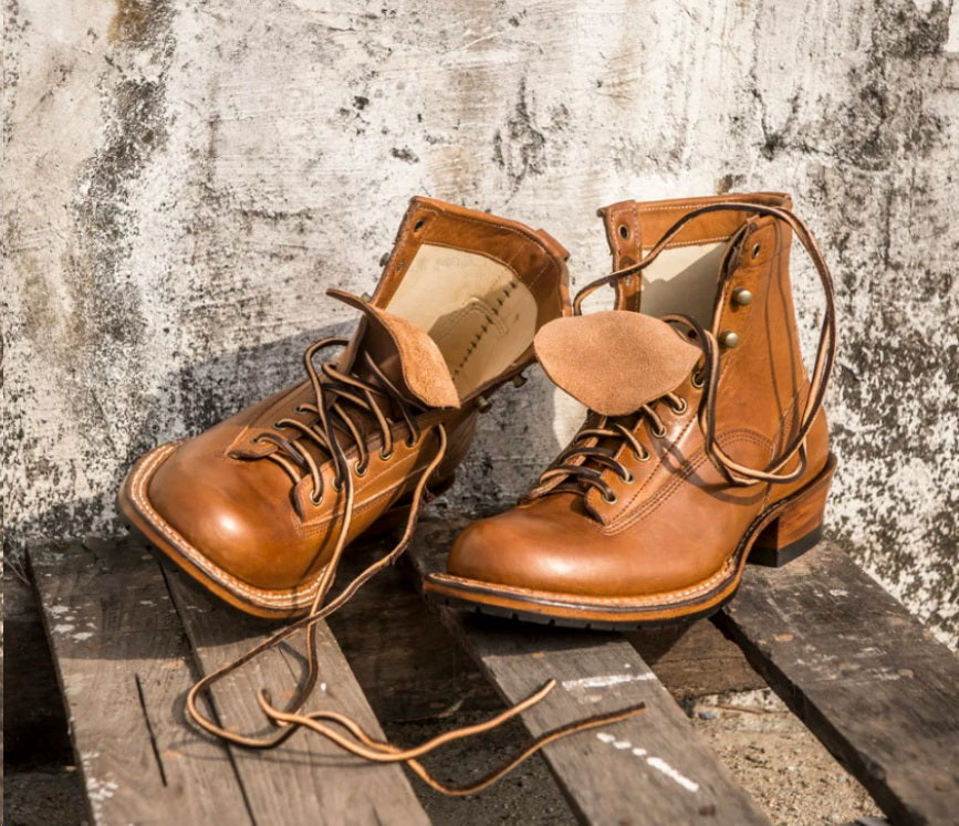 14102 Forester Logger Boots / Horween Essex MTO