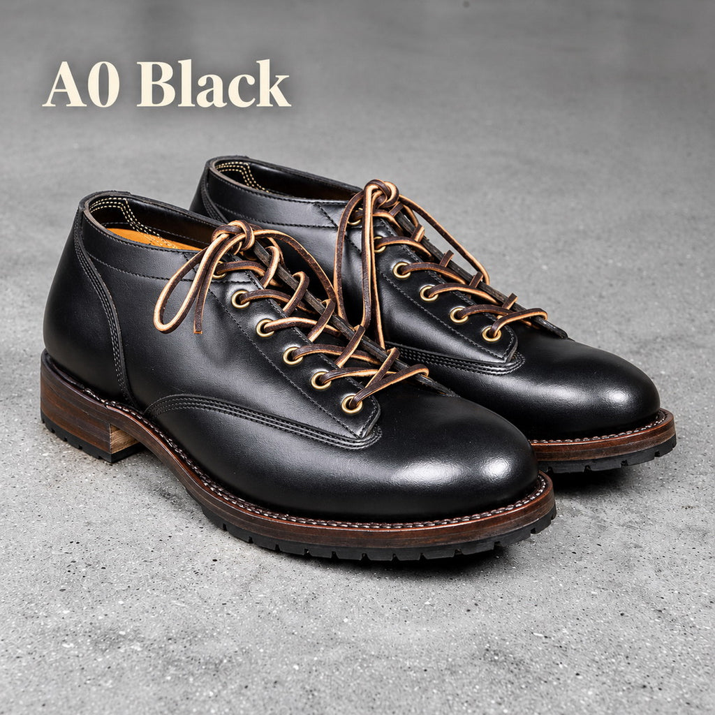 14208 Low Cut Monkey Shoes / Domestic Oil Tanned Cowhide MTO
